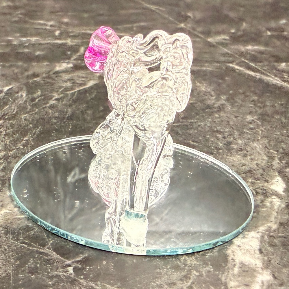 Spun Glass Miniature High Heel Shoe Figurine - Picture 5 of 16